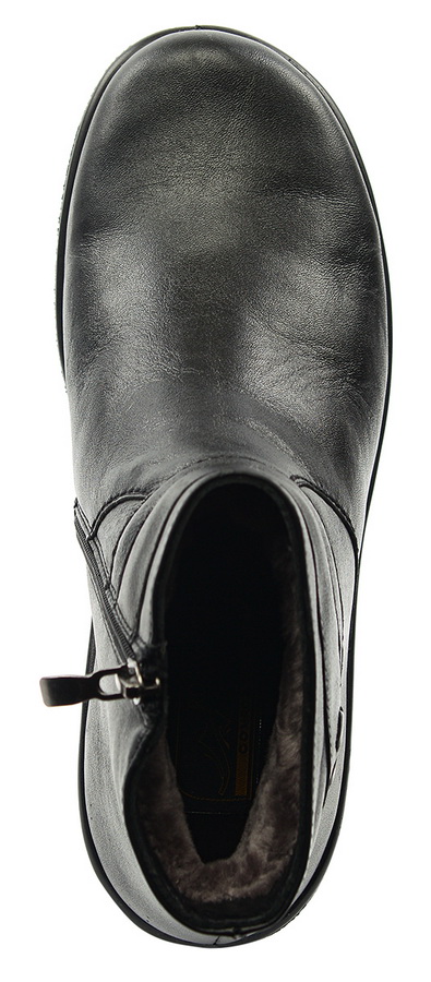 женские полусапоги натуральная кожа / полушерсть росвест россия