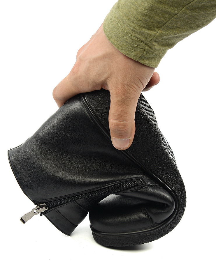 женские полусапоги натуральная кожа / полушерсть росвест россия