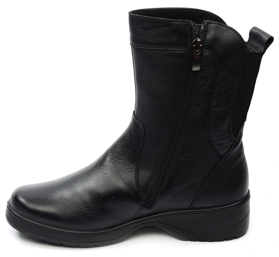 женские полусапоги натуральная кожа / шерсть росвест россия