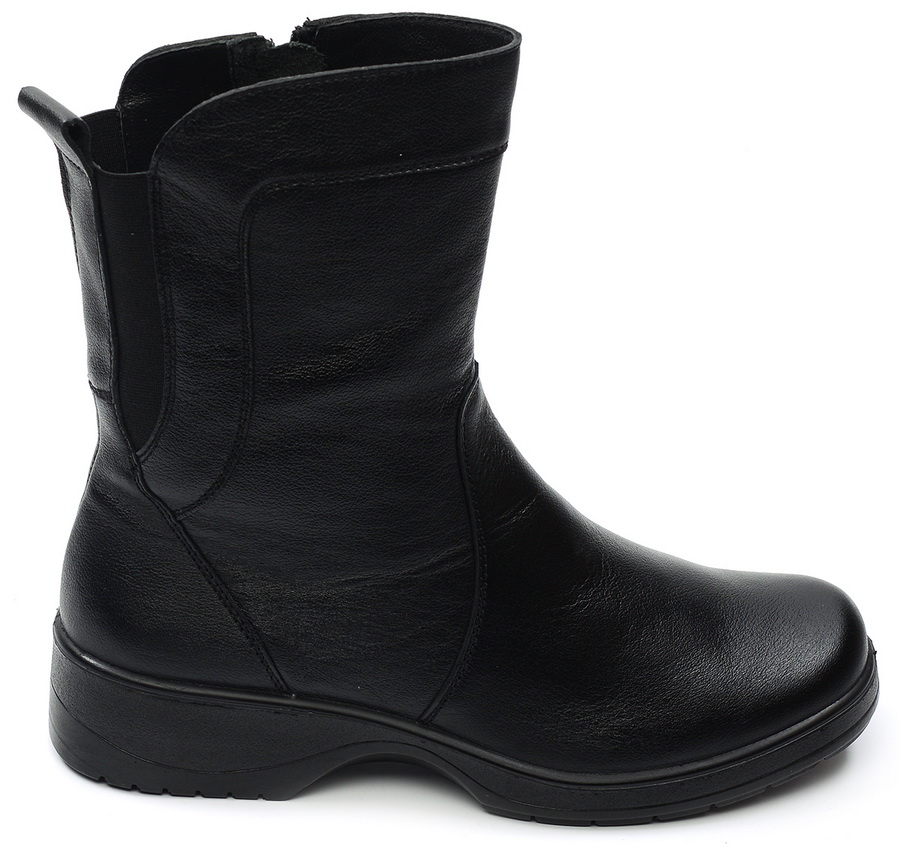 женские полусапоги натуральная кожа / шерсть росвест россия