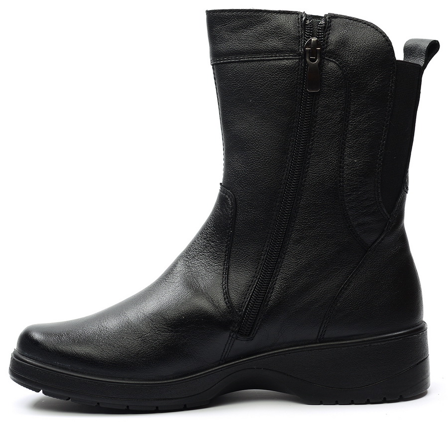 женские полусапоги натуральная кожа / шерсть росвест россия