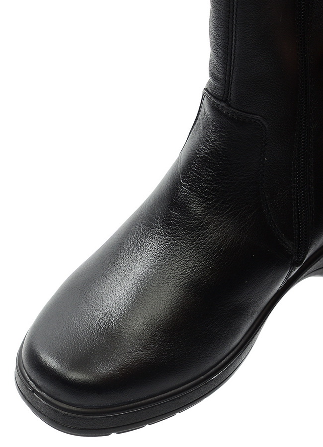 женские полусапоги натуральная кожа / шерсть росвест россия