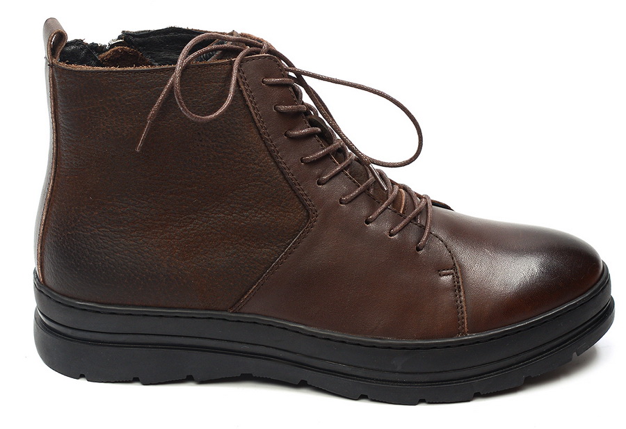 мужские ботинки натуральная кожа / натуральный мех gugu германия