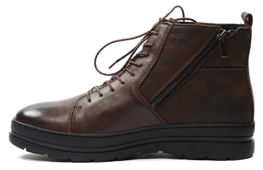 мужские ботинки натуральная кожа / натуральный мех gugu германия