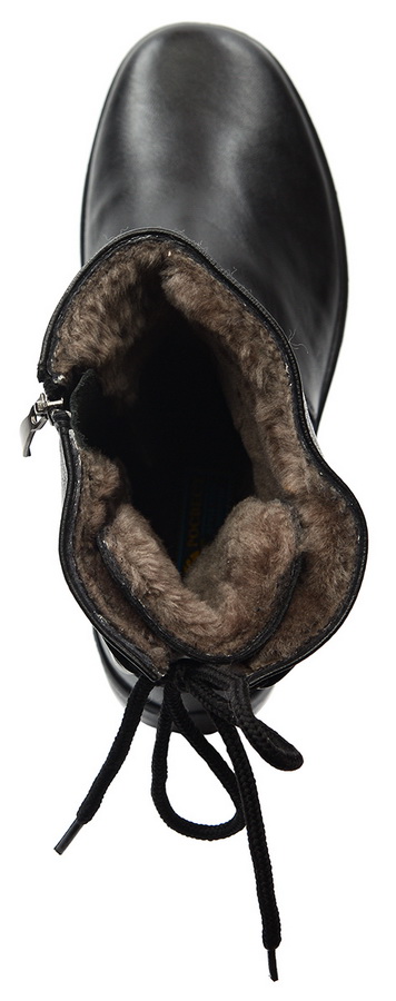 женские полусапоги натуральная кожа / натуральный мех росвест россия