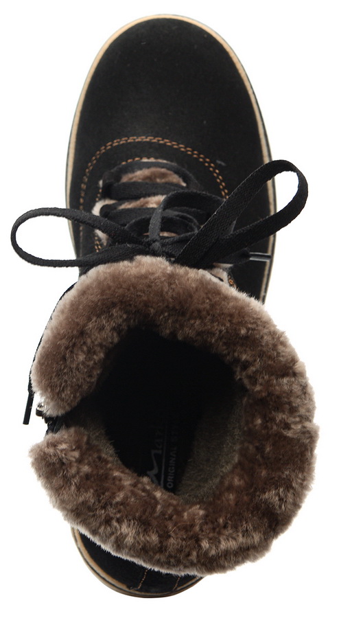 женские ботинки натуральная кожа (замша) / шерсть марко беларусь