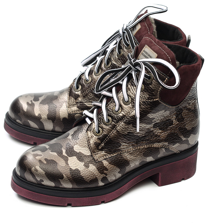 женские ботинки натуральная кожа  / шерсть марко беларусь