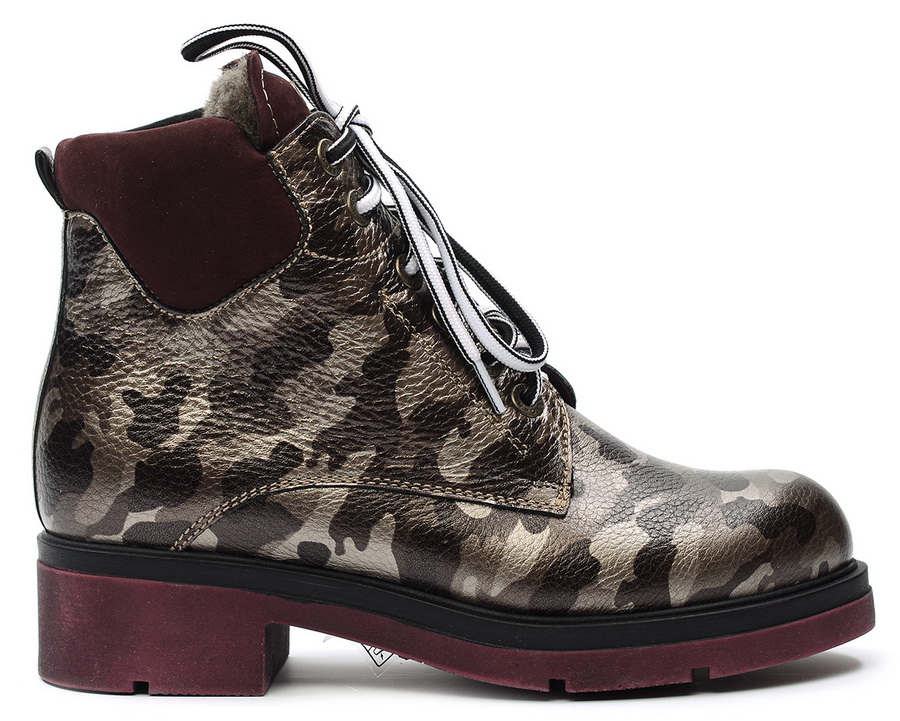 женские ботинки натуральная кожа  / шерсть марко беларусь