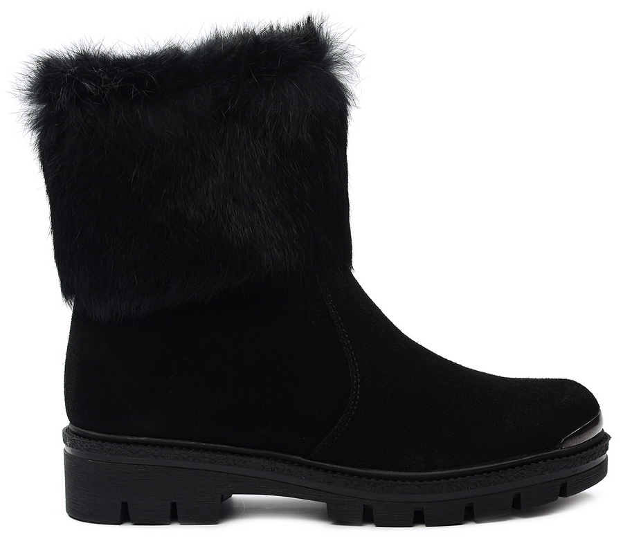 женские полусапоги натуральная кожа (замша) / шерсть марко беларусь