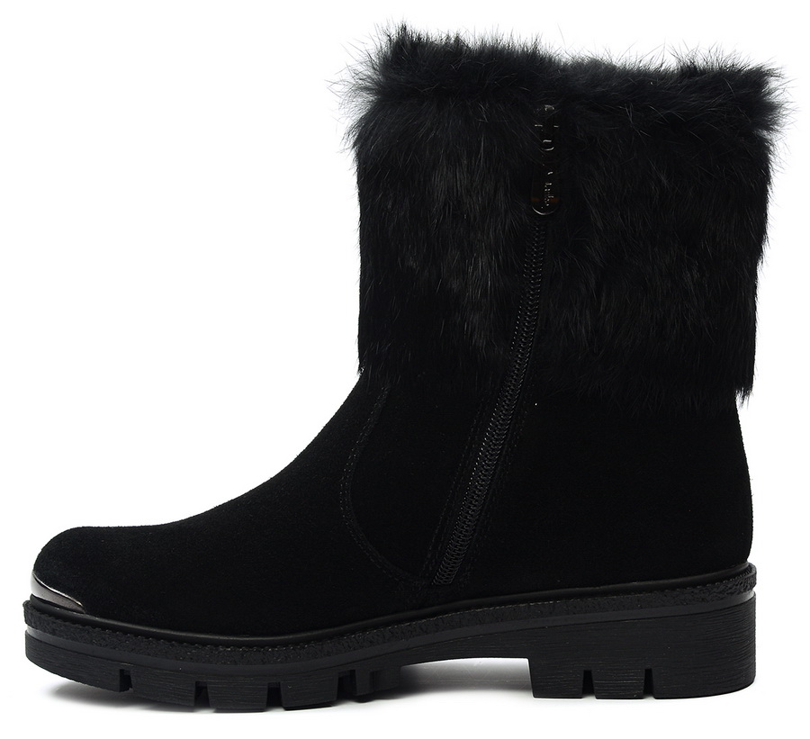 женские полусапоги натуральная кожа (замша) / шерсть марко беларусь