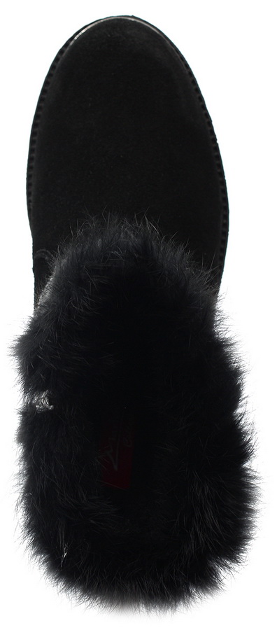 женские полусапоги натуральная кожа (замша) / шерсть марко беларусь