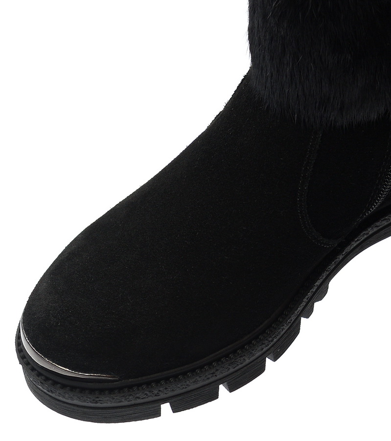 женские полусапоги натуральная кожа (замша) / шерсть марко беларусь