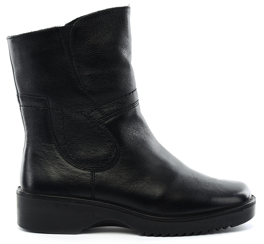 женские полусапоги натуральная кожа  / натуральный мех марко беларусь