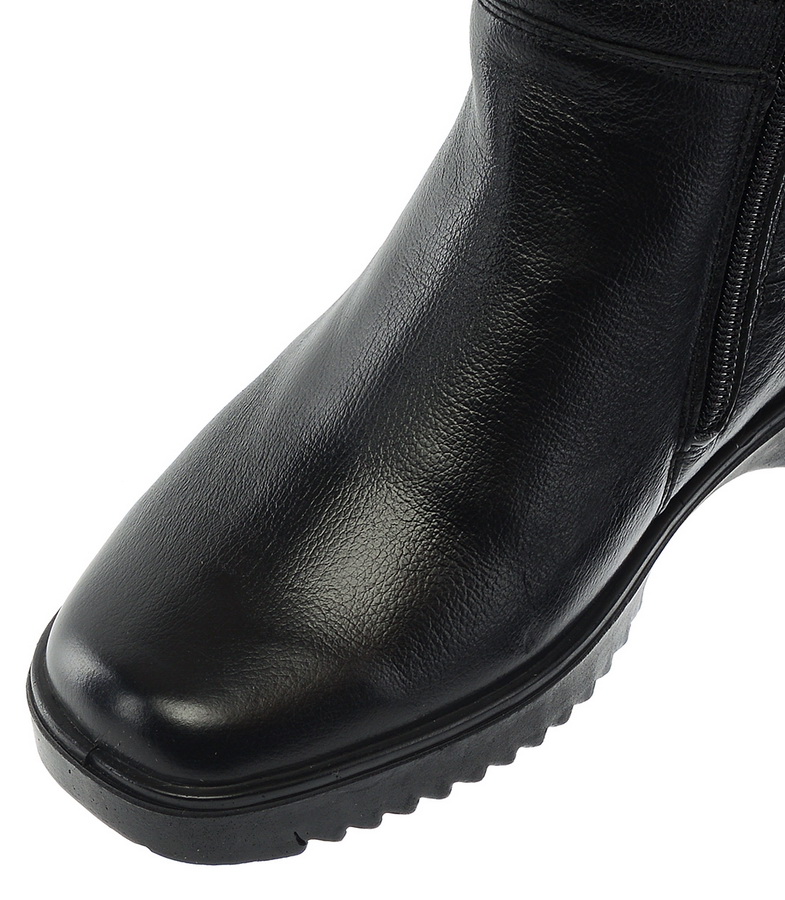 женские полусапоги натуральная кожа  / натуральный мех марко беларусь