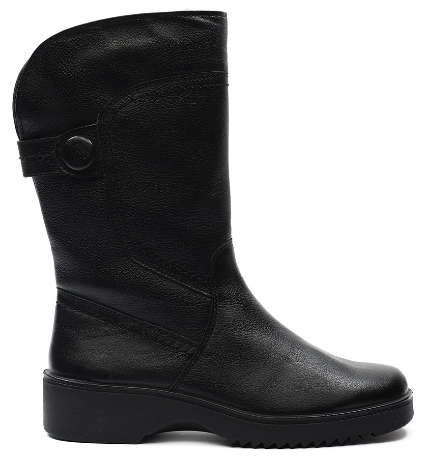 женские сапоги натуральная кожа  / натуральный мех марко беларусь