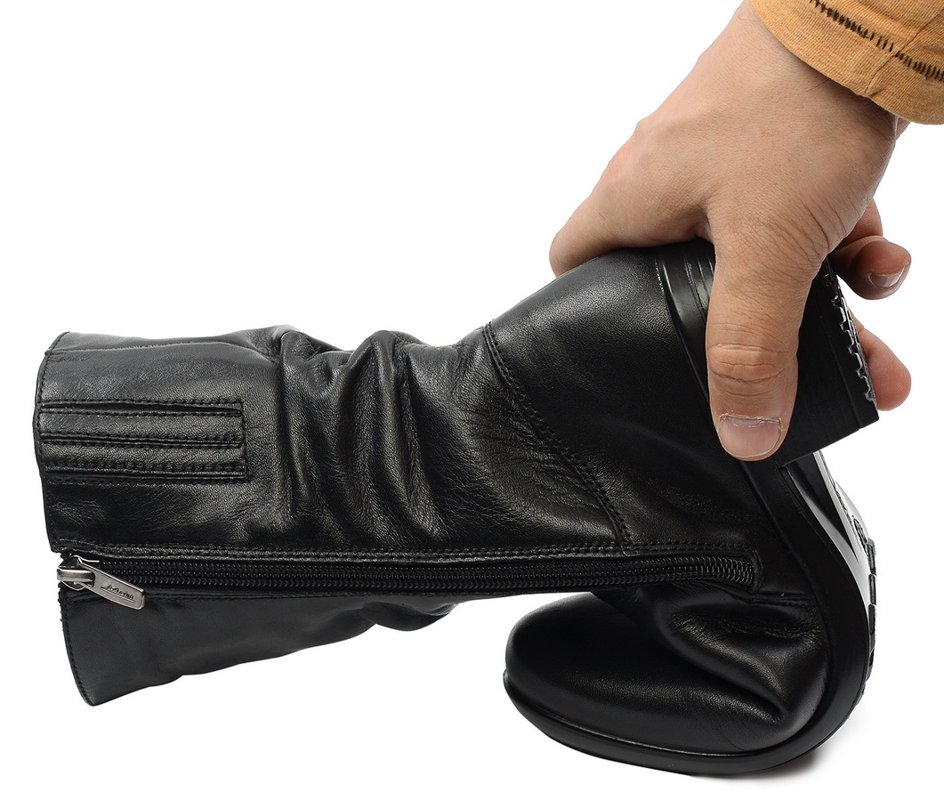 женские сапоги натуральная кожа  / шерcть марко беларусь