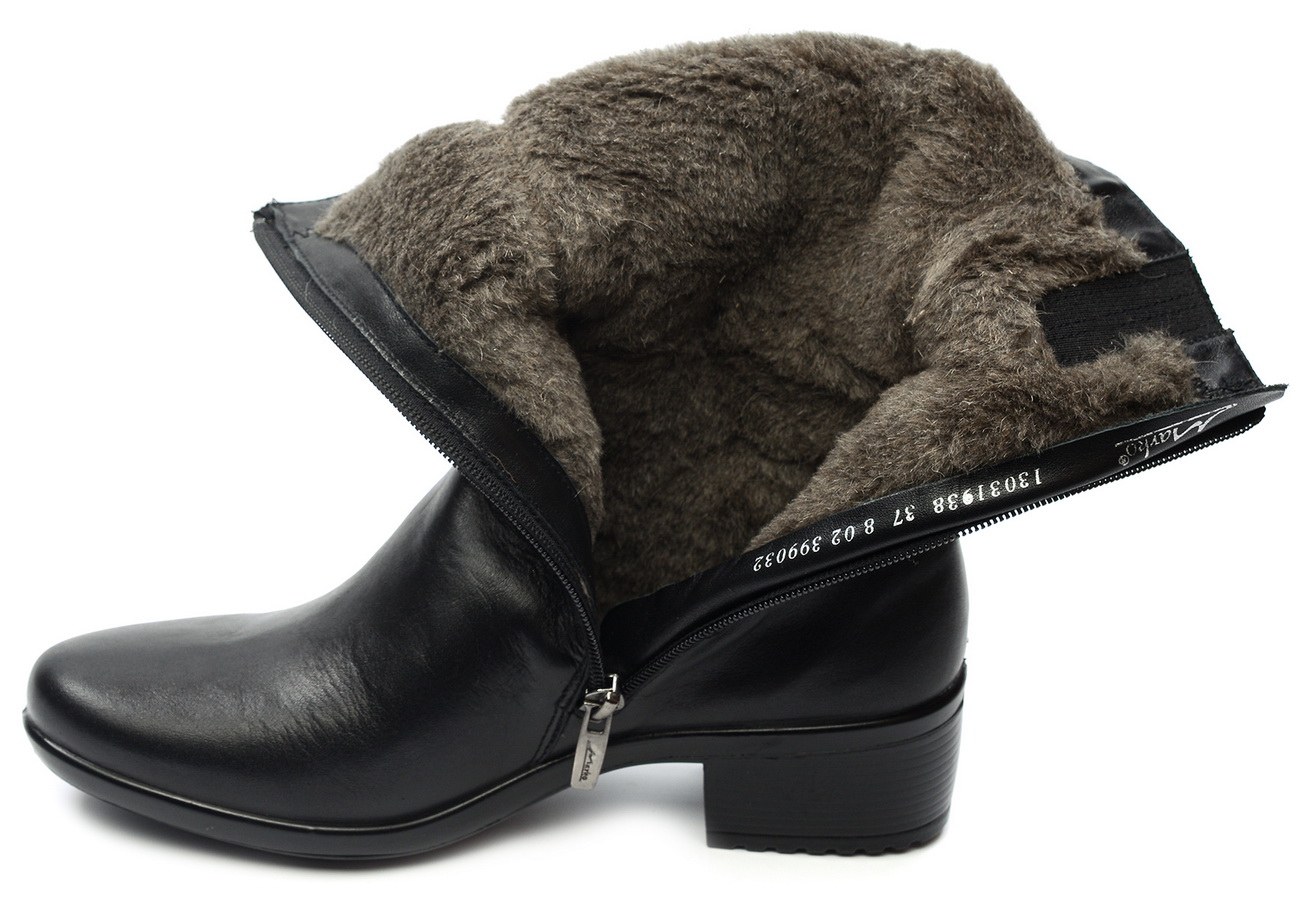 женские сапоги натуральная кожа  / шерcть марко беларусь