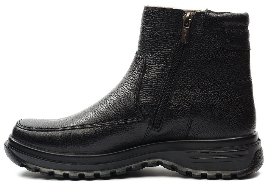 мужские полусапоги натуральная кожа / натуральный мех марко беларусь