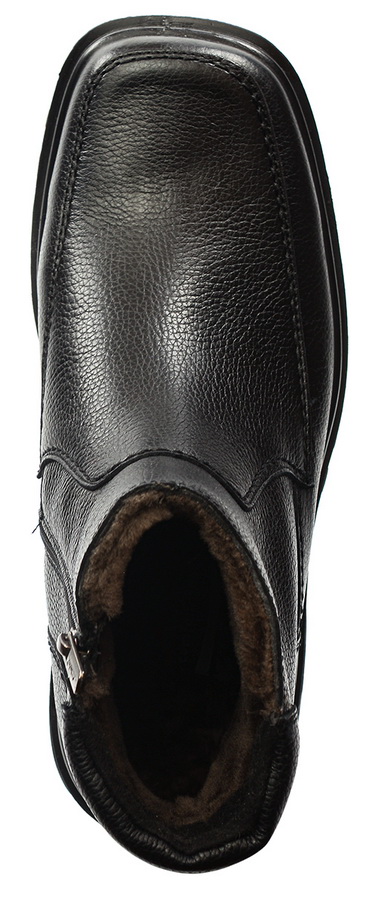 мужские полусапоги натуральная кожа / натуральный мех марко беларусь