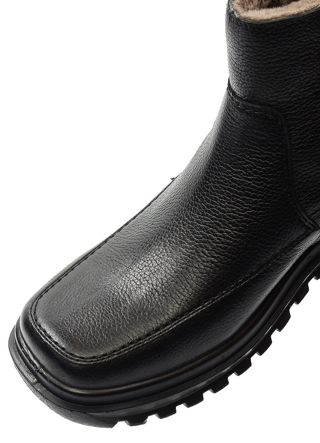 мужские полусапоги натуральная кожа / натуральный мех марко беларусь