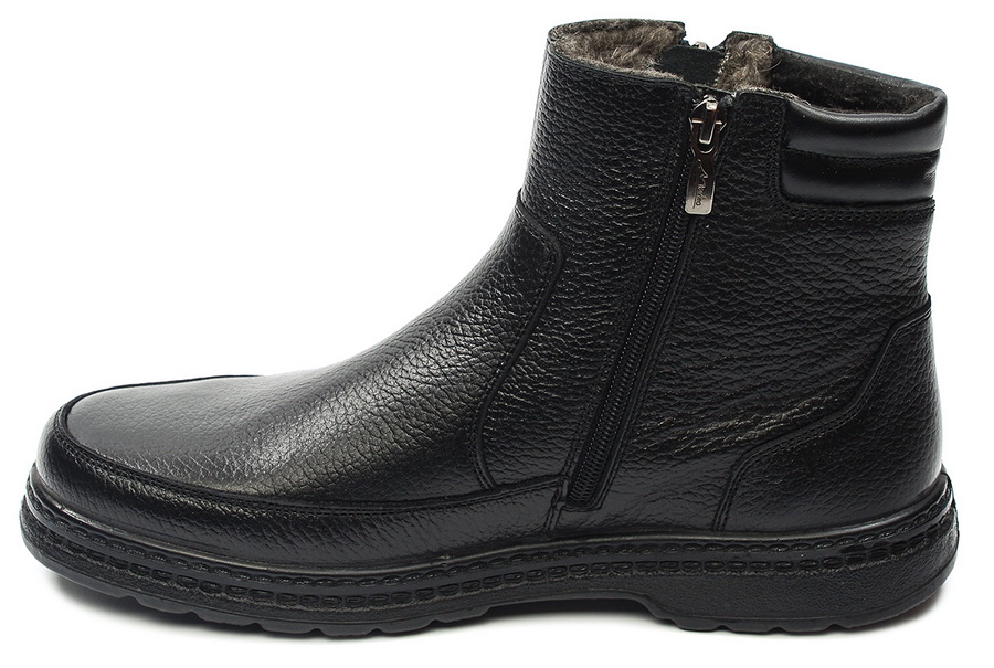 мужские полусапоги натуральная кожа / шерсть марко беларусь