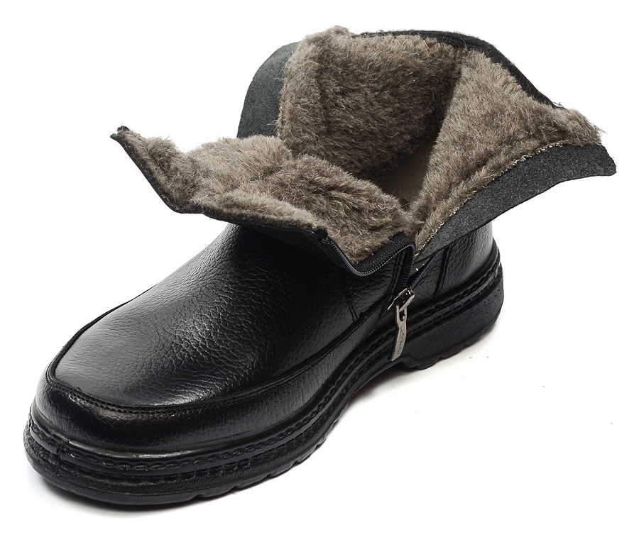 мужские полусапоги натуральная кожа / шерсть марко беларусь