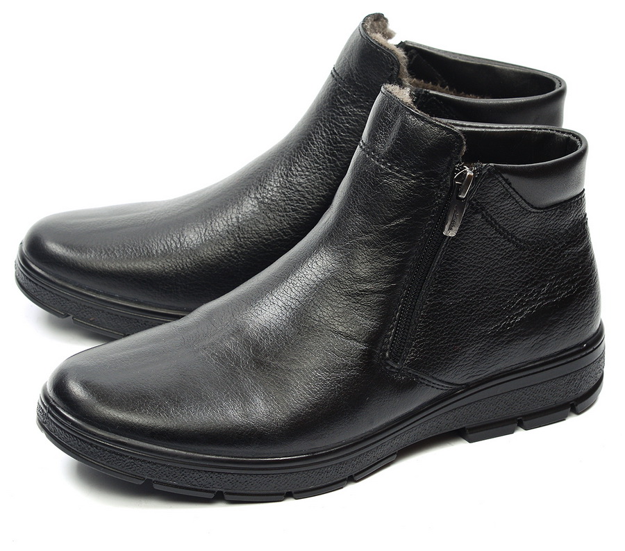 мужские ботинки натуральная кожа / шерсть марко беларусь