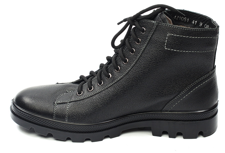 мужские полусапоги натуральная кожа / натуральный мех марко беларусь