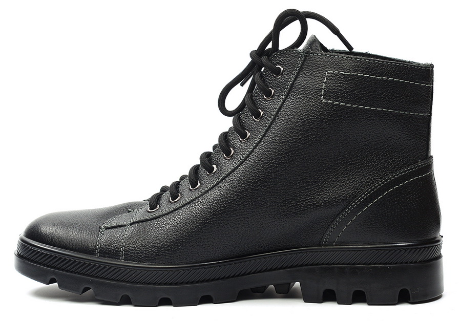 мужские полусапоги натуральная кожа / натуральный мех марко беларусь