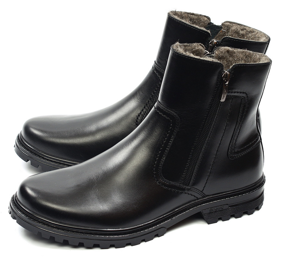 мужские ботинки натуральная кожа / шерсть марко беларусь