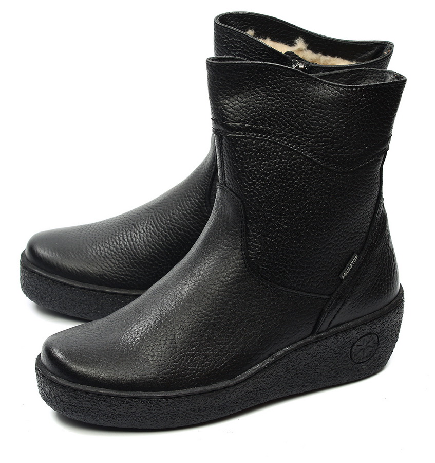 женские ботинки натуральная кожа / шерсть burgerschuhe россия