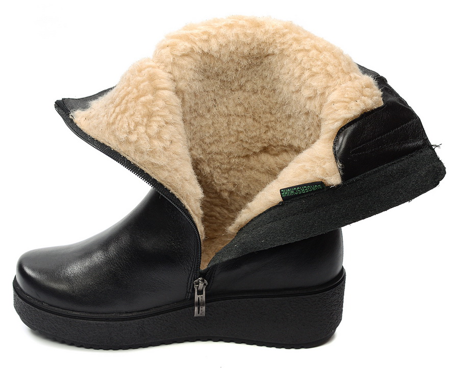 женские сапоги натуральная кожа / шерсть burgerschuhe россия