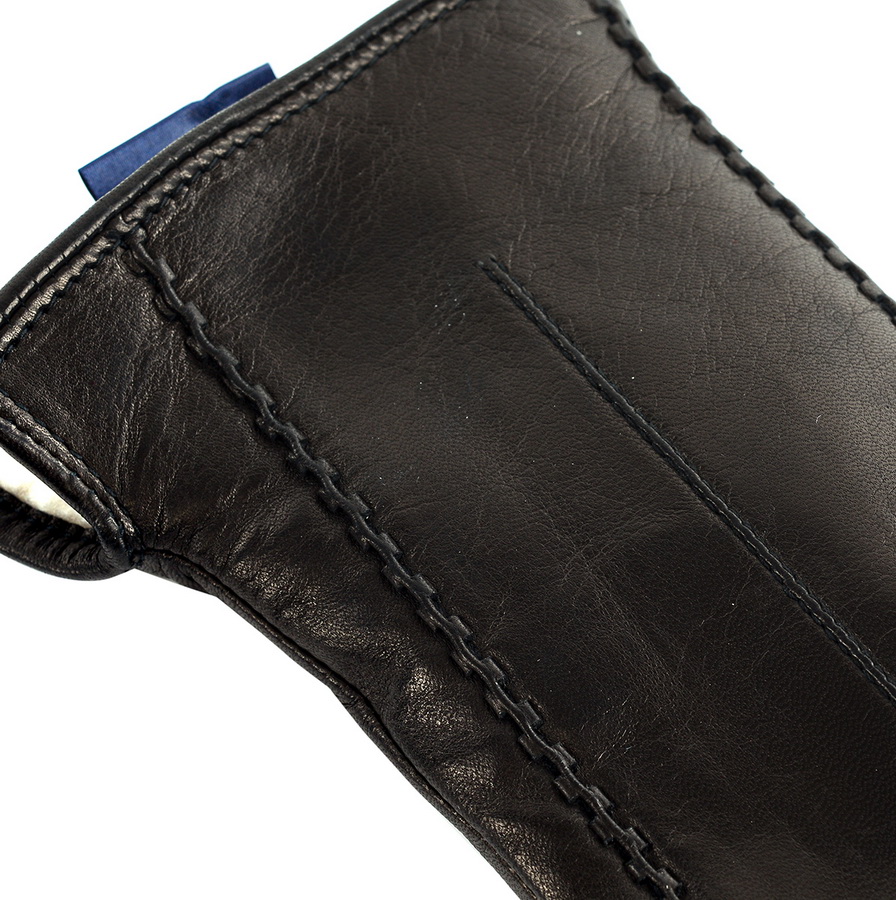 женские перчатки кожа овчина / натуральный мех (цигейка) gloves