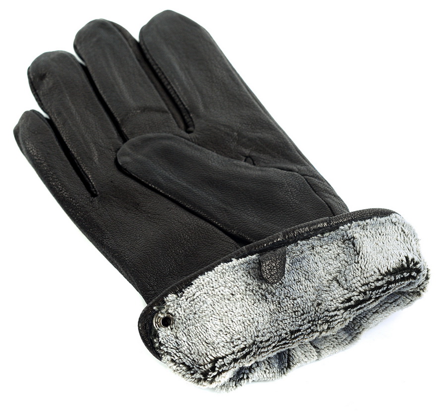 мужские перчатки оленья кожа / флис yongheng