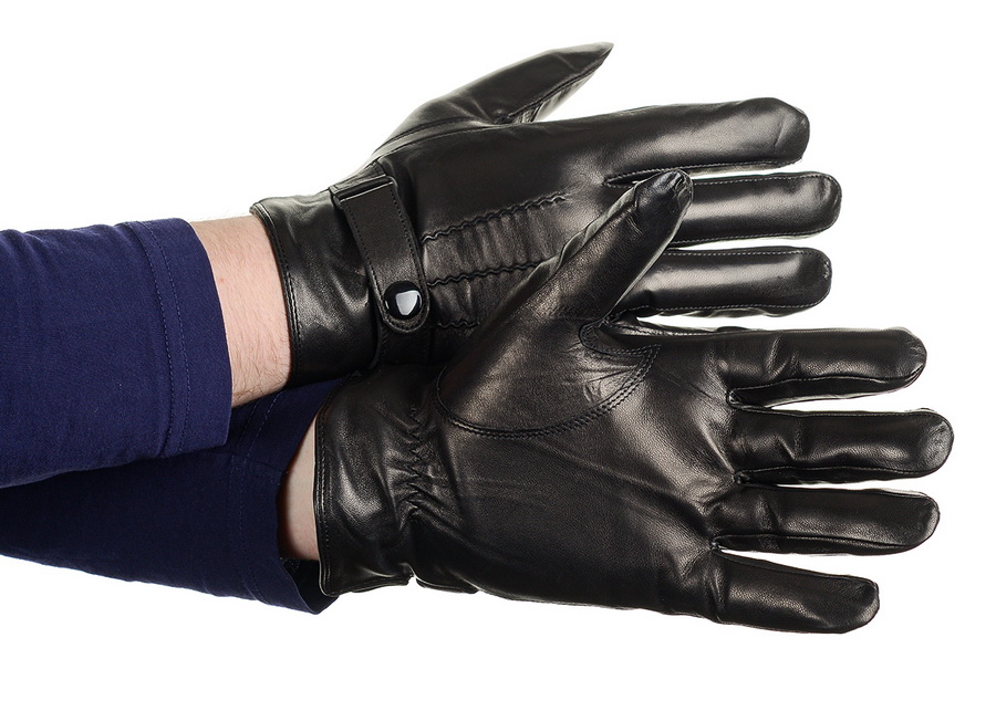 мужские перчатки оленья кожа / флис yongheng