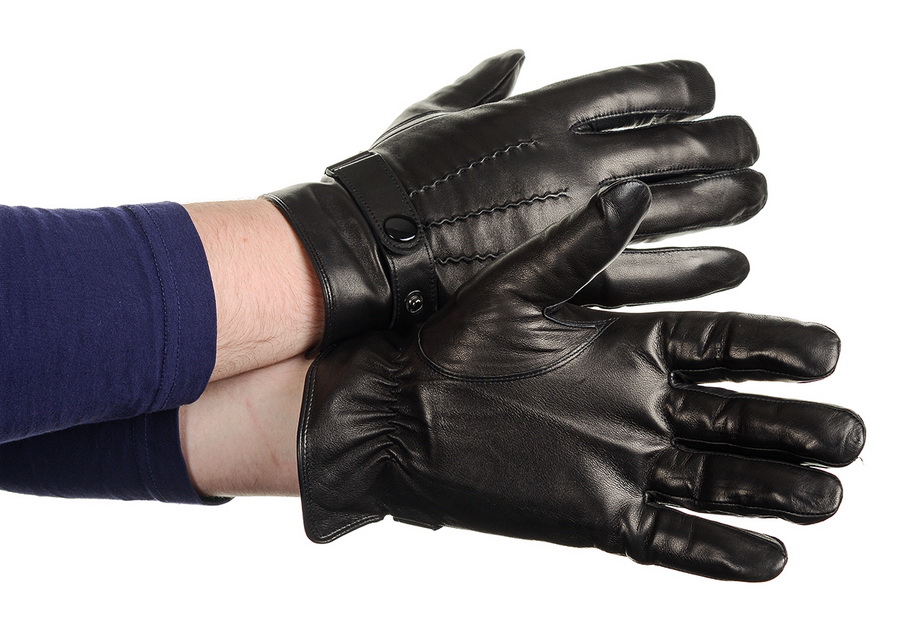 мужские перчатки овечья кожа / флис nice ton