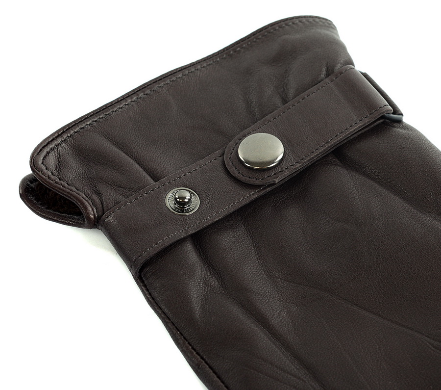 мужские перчатки овечья кожа / флис nice ton