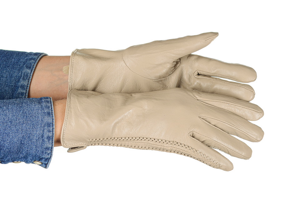 женские перчатки овечья кожа / шерсть