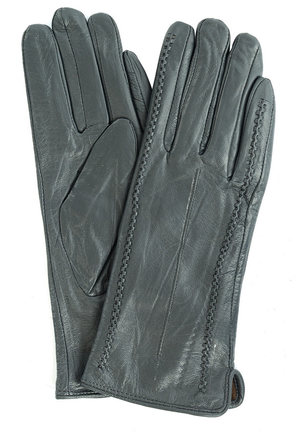 женские перчатки овечья кожа / флис yimei