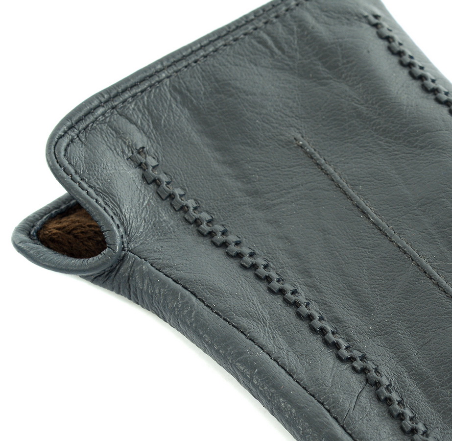 женские перчатки овечья кожа / флис yimei