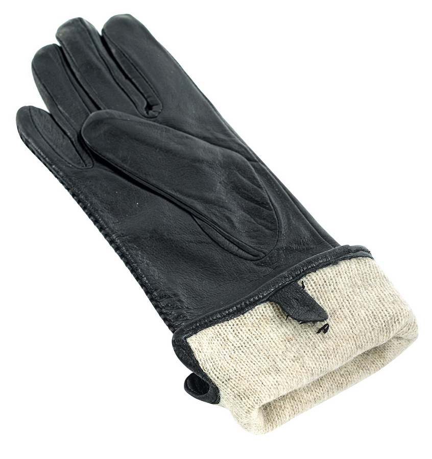 женские перчатки удлинённые овечья кожа / шерсть pittards