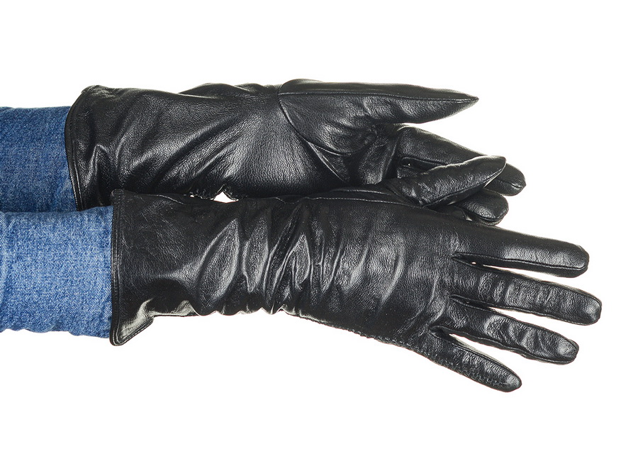 женские перчатки удлинённые овечья кожа / шерсть pittards