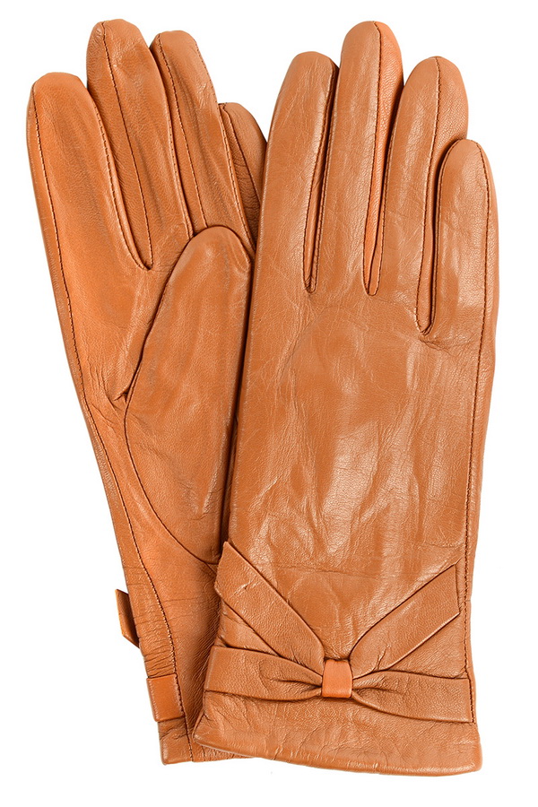 женские перчатки кожа ягнёнка / флис romika румыния