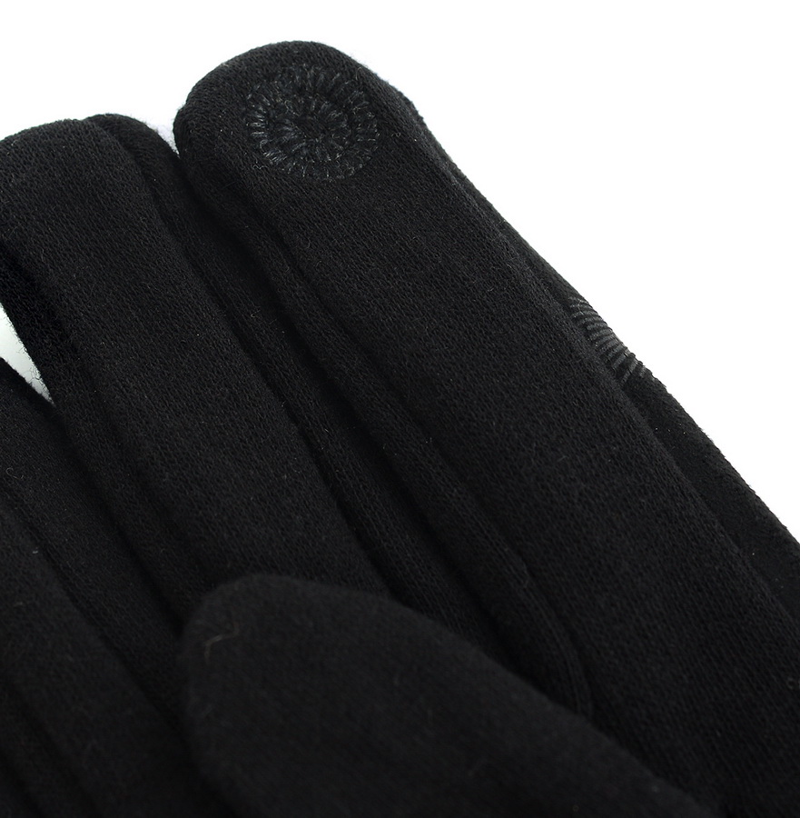 женские перчатки трикотажные утеплённые на флисе nuanzhibao