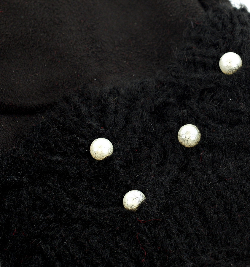 женские перчатки трикотажные утеплённые на флисе qy