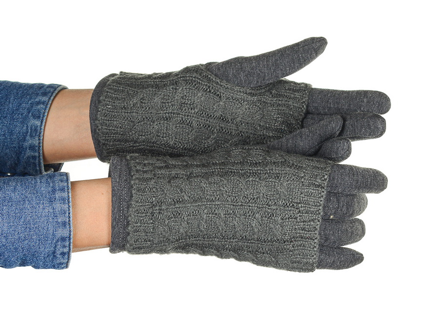 женские перчатки ажурный трикотаж / трикотаж утеплённый на флисе мария