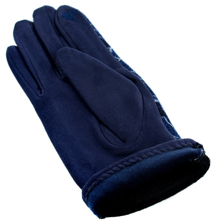 женские перчатки с рисунком утеплённые трикотаж / флис 