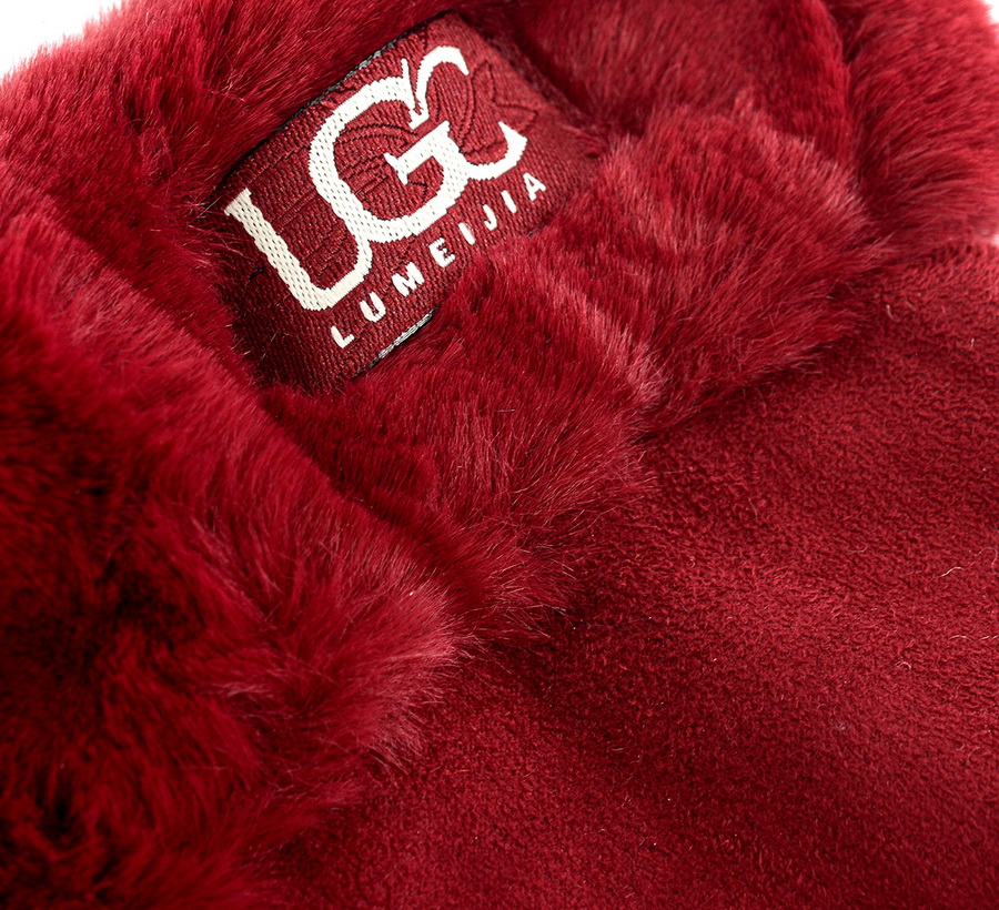 женские перчатки трикотаж / флис с отворотом искусственный мех