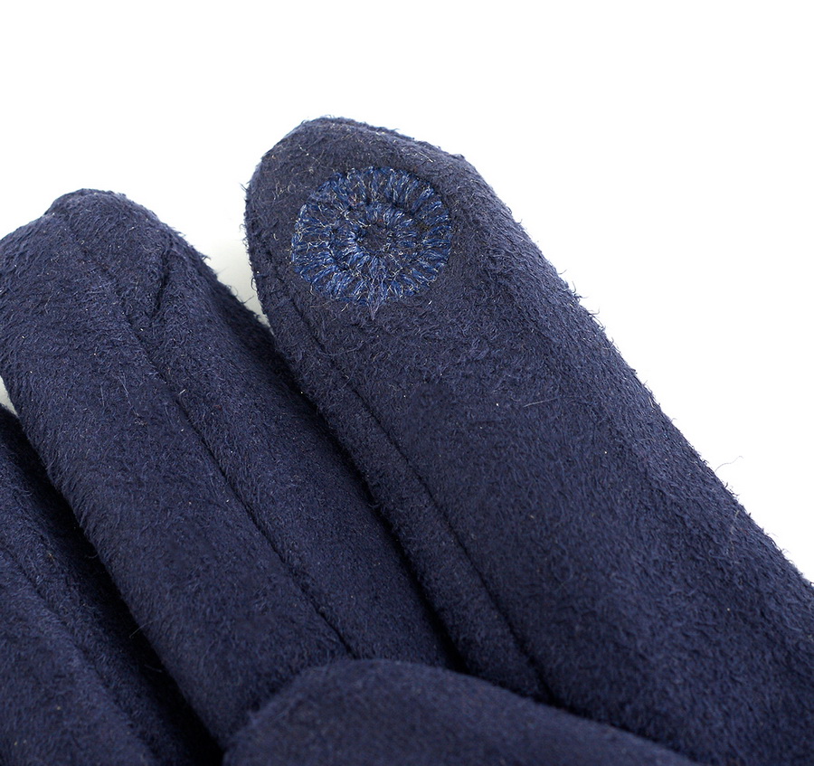 женские перчатки трикотаж / флис с отворотом искусственный мех