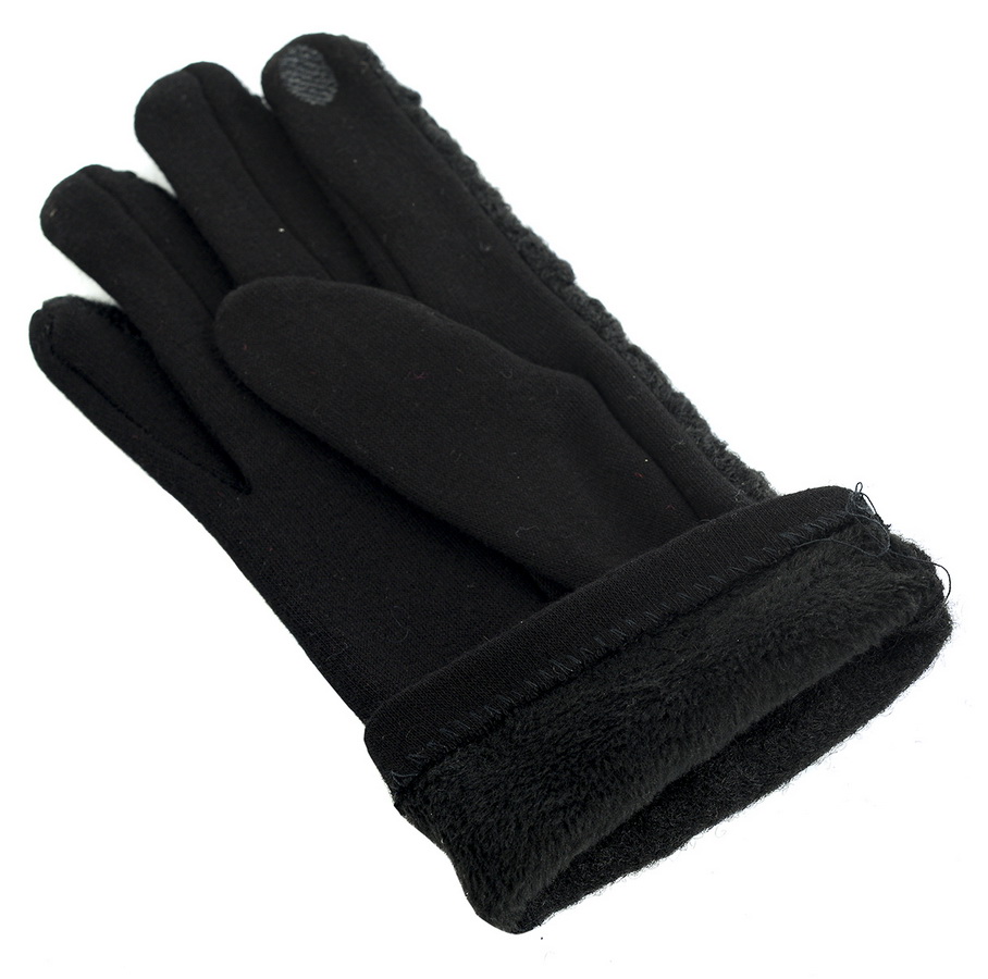 женские перчатки шерстяной трикотаж букле / флис pittards